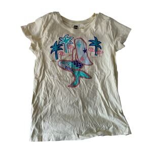 Tea Collection yellow mermaid shirt size 6